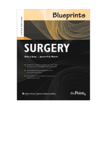 Blueprints Surgery 5th Edition Textbook
