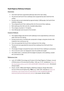 Hyatt Regency & Chernobyl Disasters: Engineering Case Studies