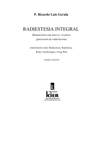 Radiestesia Integral: Manual para Radiestesistas
