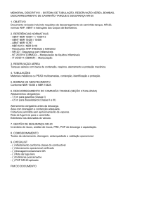 Especifica&ccedil;&atilde;o T&eacute;cnica de Seguran&ccedil;a NR-20 e Sistema de Combust&iacute;vel