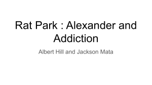 Rat Park Experiment: Alexander and Addiction Research