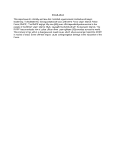 Organizational Context and Strategic Leadership in the RVIPF