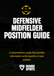 Defensive Midfielder Position Guide