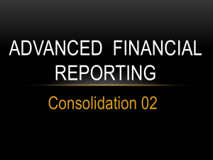 Advanced Financial Reporting: Consolidation 02 (IFRS 10)