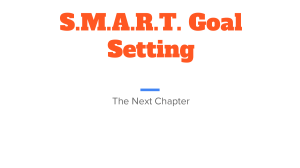 S.M.A.R.T. Goal Setting for Sports & Exercise