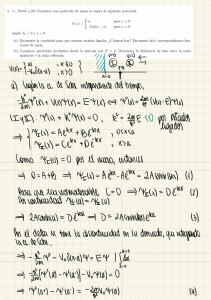 Problema 4.26: Potencial delta en mec&aacute;nica cu&aacute;ntica