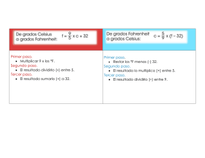 Gu&iacute;a de Conversi&oacute;n de Temperaturas: Celsius a Fahrenheit y Viceversa