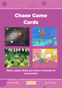Chase Game Cards: Scratch Tutorial