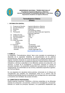 S&iacute;labo: Termodin&aacute;mica Cl&aacute;sica - UNPRG