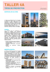 Taller 4A: Tipos de Proyectos en Arquitectura