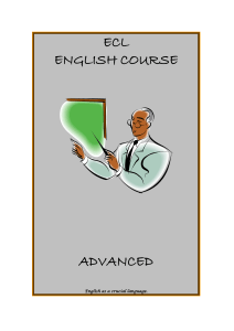 ECL Advanced English Course: Grammar & Articles