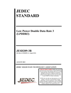 JEDEC LPDDR3 Standard JESD209-3B (2013)