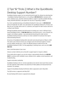 QuickBooks Desktop Support Number & Help
