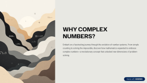Why Complex Numbers? A Guide to Number Systems and Complex Math