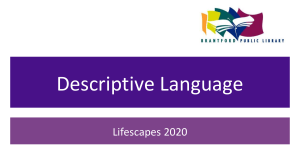 Descriptive Language: Writing Techniques Guide