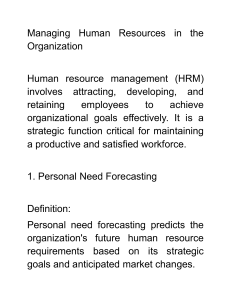 Managing Human Resources in Organizations: HRM Guide
