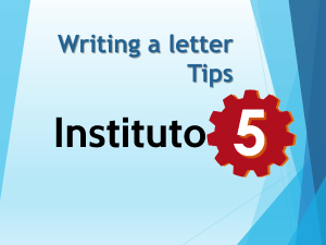 Writing a Letter Tips: Guide to Emails & Letters
