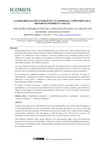 Rehabilitaci&oacute;n energ&eacute;tica patrimonial: impulso econ&oacute;mico y social