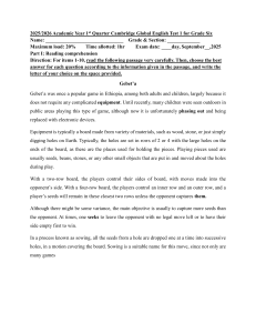 Grade 6 Cambridge Global English Test 1 2025/2026