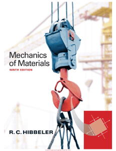 Mechanics of Materials Ninth Edition by Hibbeler