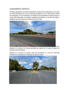 Alineamiento Vertical: Dise&ntilde;o Geom&eacute;trico y Erosi&oacute;n en Puentes