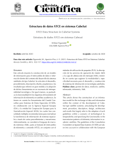 Estructura de datos XTCE en sistemas CubeSat: Investigaci&oacute;n cient&iacute;fica