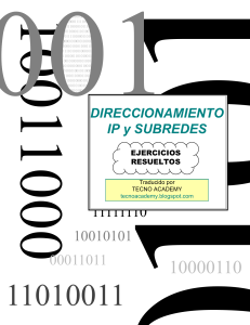 Ejercicios Resueltos de Direcci&oacute;n IP y Subredes