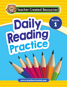 Grade 1 Daily Reading Practice Workbook