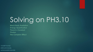 Solving PH3.10: Black Body Radiation & Quantum Physics Problems