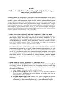 Wetland Mapping & Water Quality: 5 Remote Sensing Research Articles