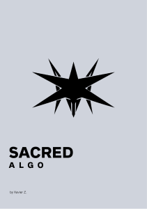 SACRED ALGO: Trading Strategies Guide