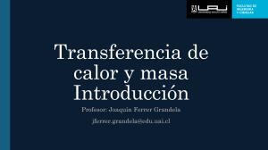 Introducci&oacute;n a Transferencia de Calor y Masa - Universidad Adolfo Ib&aacute;&ntilde;ez