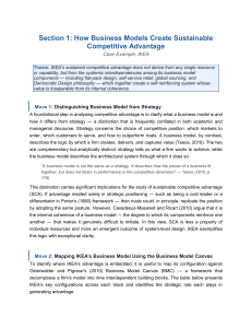IKEA Business Model Competitive Advantage Case Study