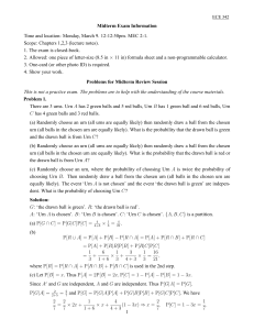 ECE 342 Midterm Exam Information & Review Problems