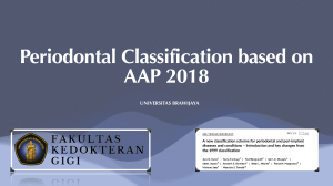 Periodontal Classification AAP 2018