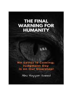 The Final Warning for Humanity: No Savior is Coming