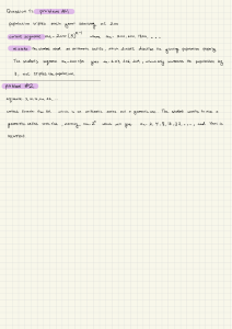 Math Sequences and Series Problems