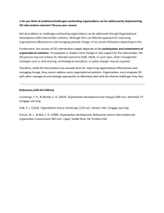 OD Intervention Limitations: Can They Solve All Organizational Problems?