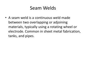 Seam Welds: Definition, Symbols, and Interpretation