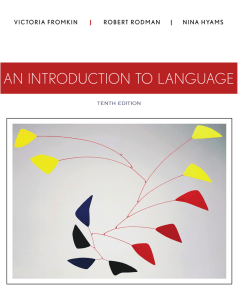 An Introduction to Language