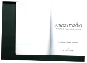 Screen Media: Analysing Film and Television Textbook
