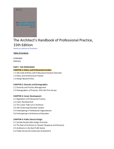 The Architect's Handbook of Professional Practice 15th Ed