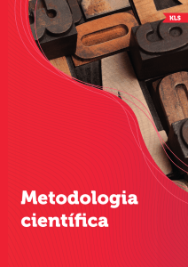 Metodologia Cient&iacute;fica - Livro-texto sobre Pesquisa e Escrita Acad&ecirc;mica