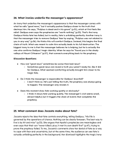 Oedipus Rex Study Guide: Ironies & Fate Analysis