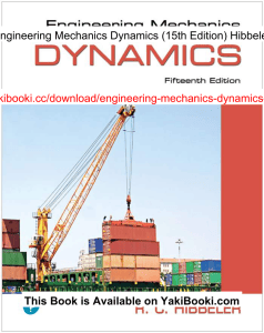 Engineering Mechanics Dynamics 15th Edition Hibbeler Textbook