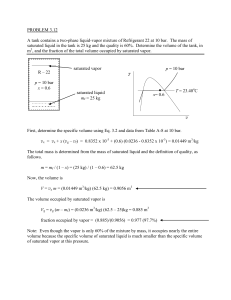 Thermodynamics Problem: Refrigerant 22 Volume Calculation