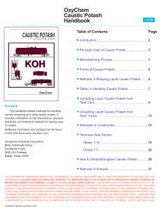 OxyChem Caustic Potash Handbook