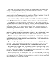 Holocaust Survivor's Story: A Girl's Journey