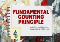 Fundamental Counting Principle Grade 10 Math