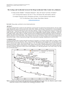 Geology and Geothermal System of Dieng Field, Indonesia